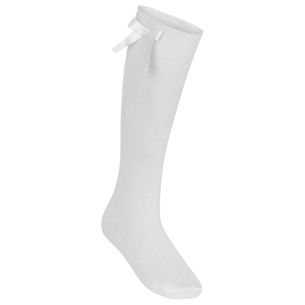 Knee High Bow Socks (one pair)