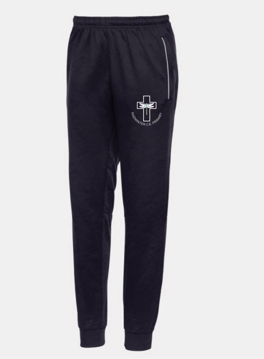 Radwinter C of E Primary School Navy PE Trousers Cuff Bottoms (EYFS / KS1)