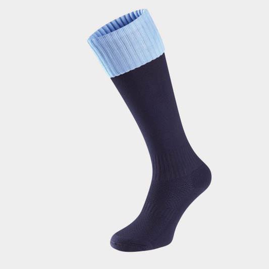 Radwinter C of E Primary School Navy / Sky Blue PE Socks