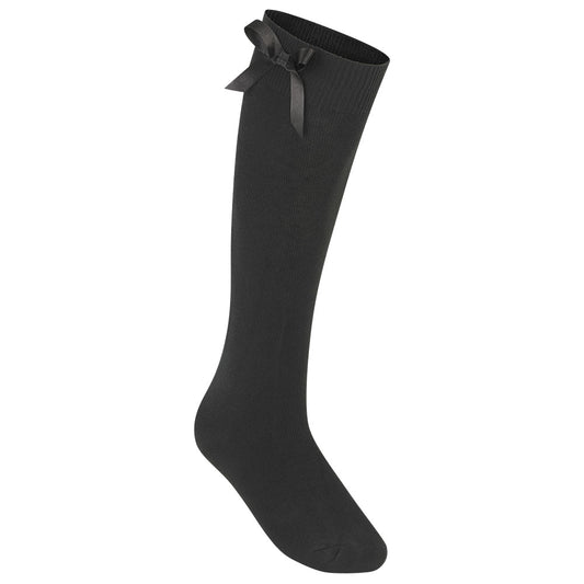 Knee High Bow Socks (one pair)