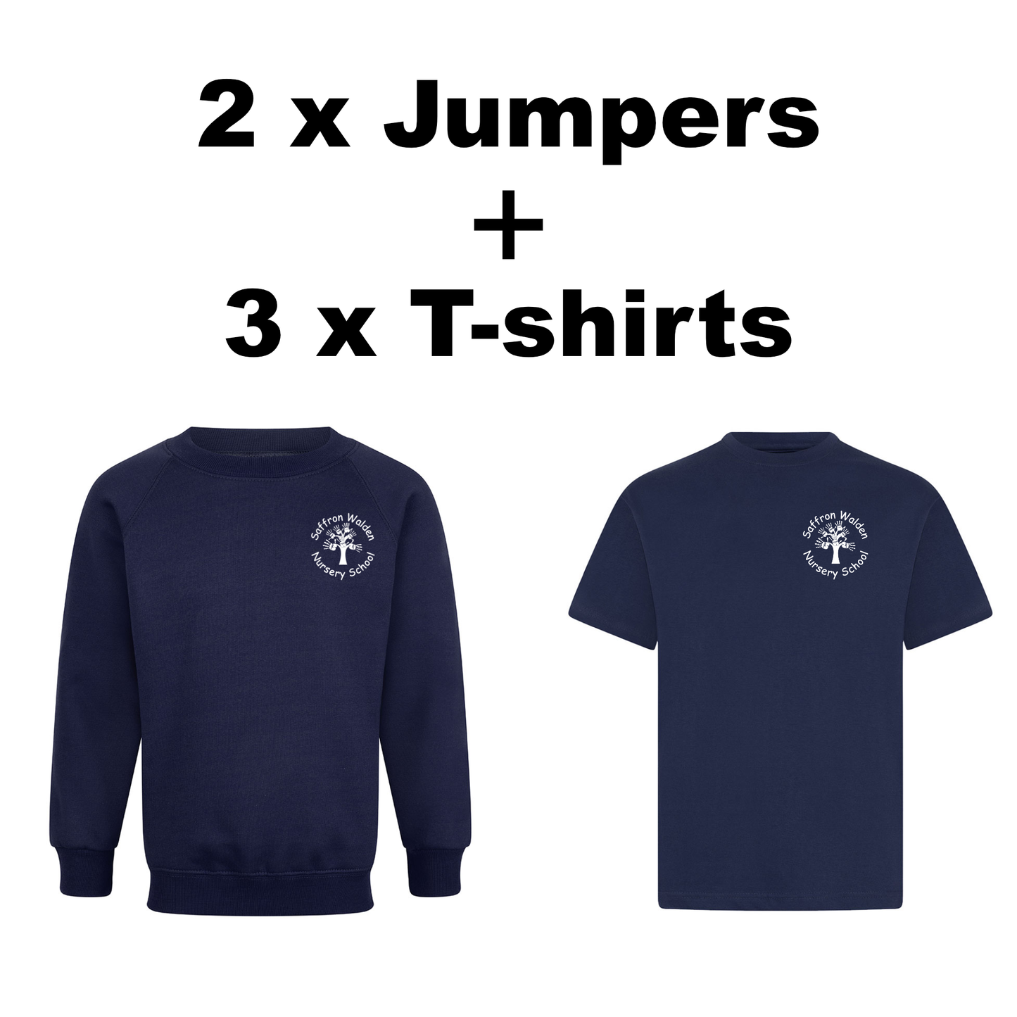 Saffron Walden Nursery School T'shirt & Jumper Bundle