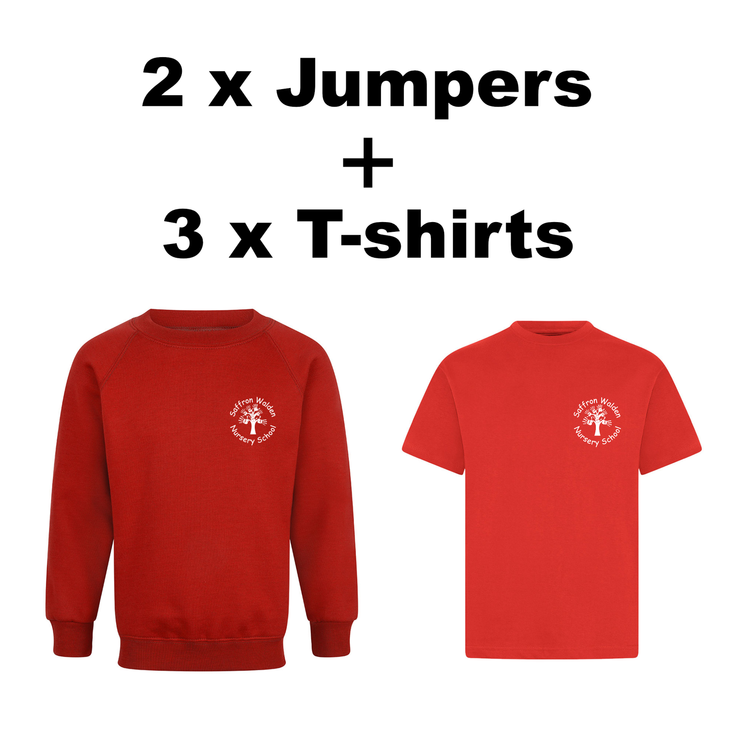 Saffron Walden Nursery School T'shirt & Jumper Bundle